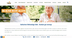 Desktop Screenshot of katharinen-wohnanlage.de